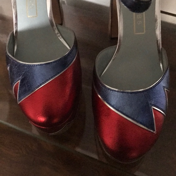 Marc Jacobs Tri-Color Metallic Platforms - Picture 8 of 10